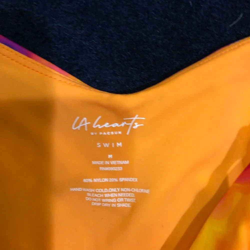 NWT_Pink & Orange Colorful Bikini Set by PacSun_NWT - Picture 4 of 10